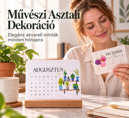 🪴2027-es magvas papír naptár