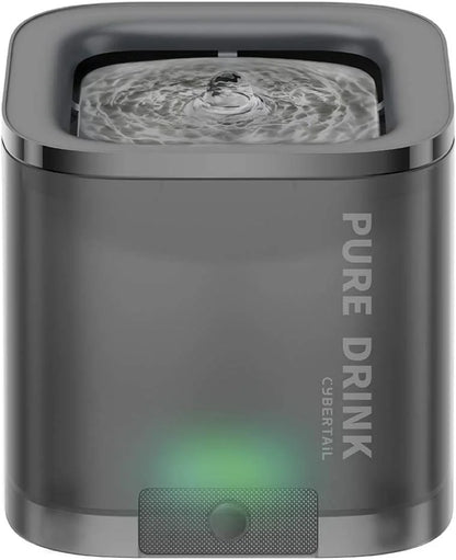 PETKIT 63oz/1.85L Pet Water Fountain for Cats and Small Dogs Super Quiet Hygienic Auto Power-Off Cat Water Dispenser